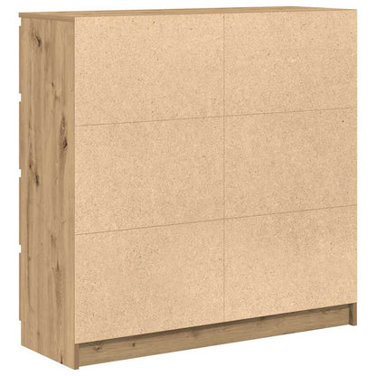 vidaXL Sideboard Artisan Oak 100x35x99 cm Engineered Wood