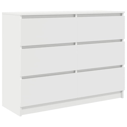 vidaXL Sideboard White 100x35x76 cm Engineered Wood