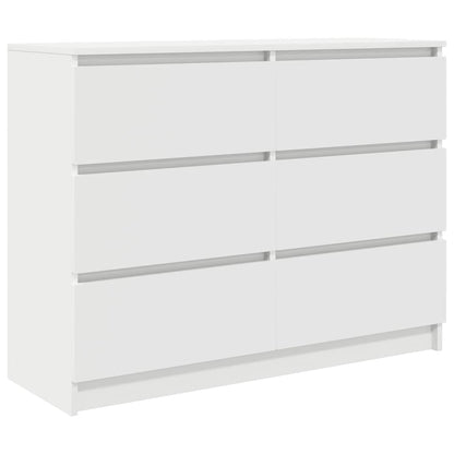 vidaXL Sideboard White 100x35x76 cm Engineered Wood