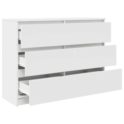 vidaXL Sideboard White 100x35x76 cm Engineered Wood
