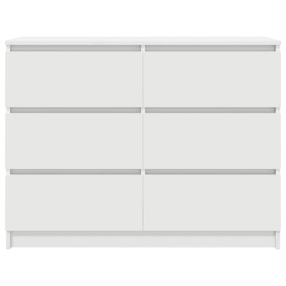 vidaXL Sideboard White 100x35x76 cm Engineered Wood