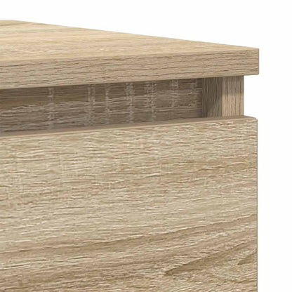 vidaXL Sideboard Sonoma Oak 100x35x76 cm Engineered Wood