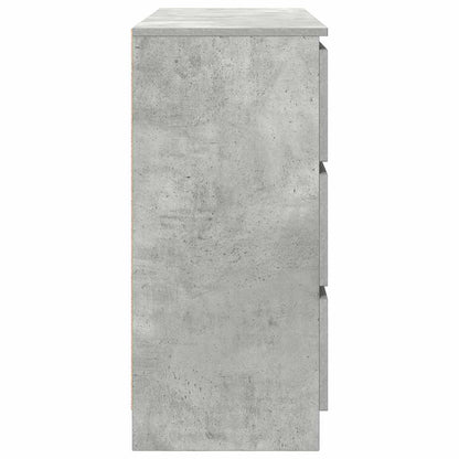 vidaXL Sideboard Concrete Grey 100x35x76 cm Engineered Wood
