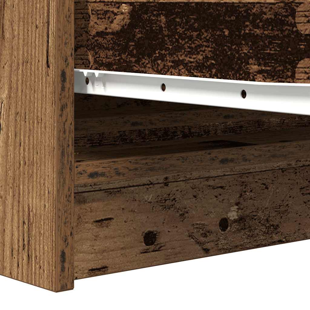 vidaXL Sideboard Old Wood 100x35x76 cm Engineered Wood