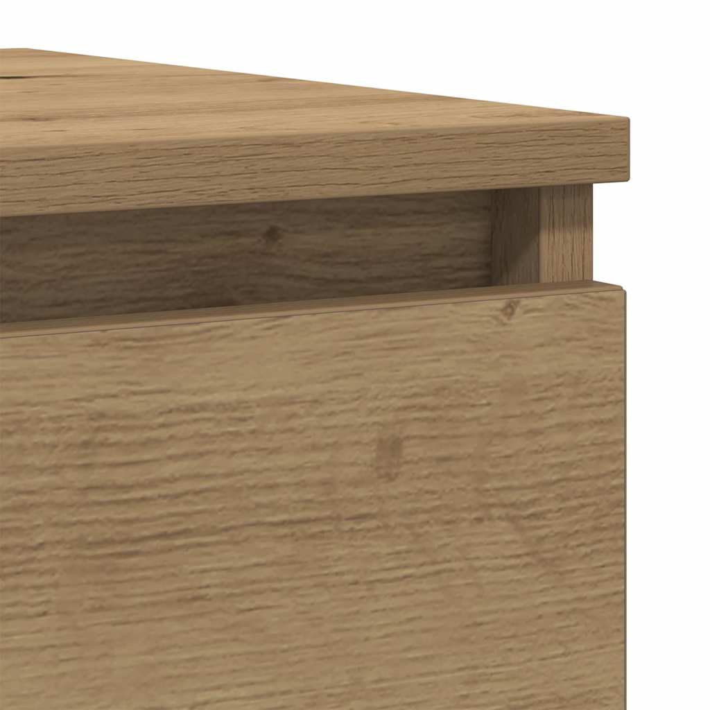 vidaXL Sideboard Artisan Oak 100x35x76 cm Engineered Wood
