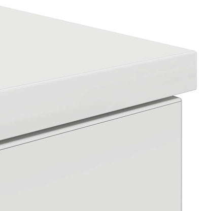 vidaXL Desk with Drawer White 140 x 49 x 76 cm Engineered wood