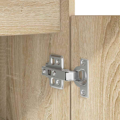 vidaXL Desk with Drawer Sonoma oak 140 x 49 x 76 cm Engineered wood