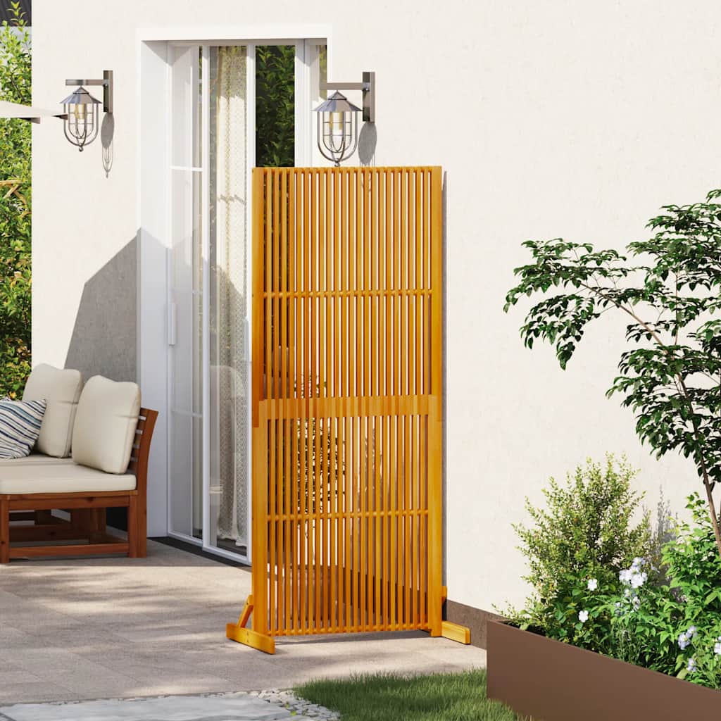 vidaXL Privacy Screen Indoor/Outdoor 180.5 cm Solid Acacia Wood