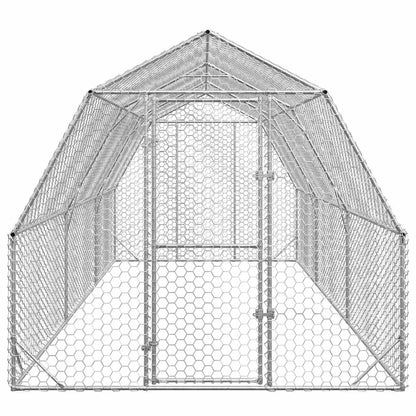 vidaXL Chicken Run 2,5x6x2,25 m Galvanised Steel