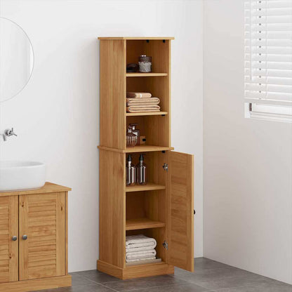 vidaXL Bathroom Furniture Set VIGO 2 pcs Brown and Honey Brown