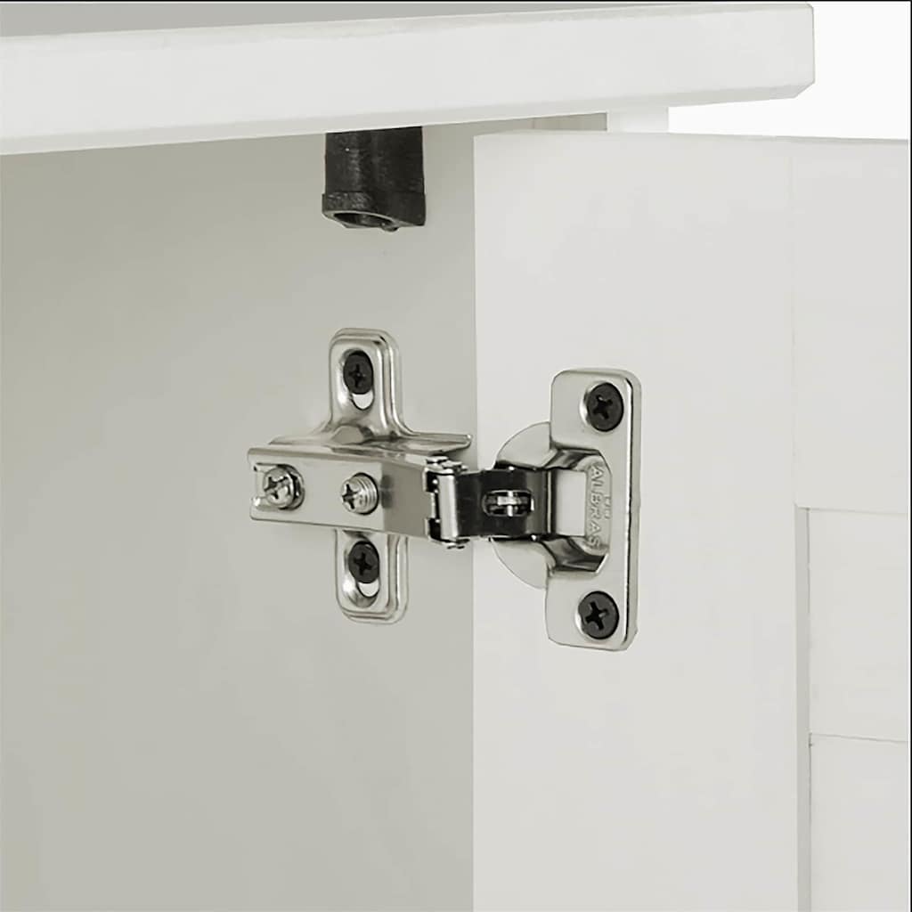 vidaXL Bathroom Furniture Set VIGO 2 pcs White and Antique White