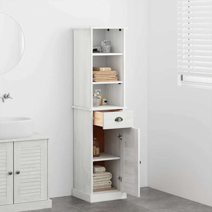 vidaXL Bathroom Furniture Set VIGO 2 pcs White and Antique White
