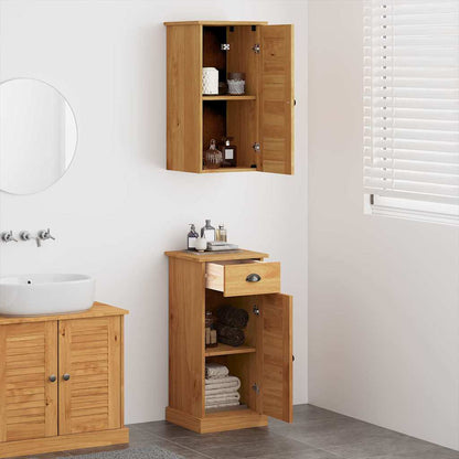 vidaXL Bathroom Cabinet VIGO 2 pcs Brown and Honey Brown