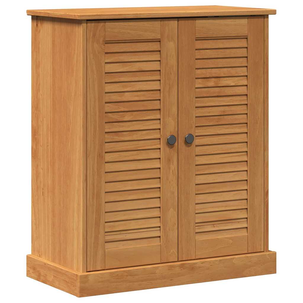 vidaXL Bathroom Furniture Set VIGO 2 pcs Brown and Honey Brown