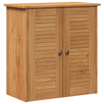 vidaXL Bathroom Furniture Set VIGO 2 pcs Brown and Honey Brown
