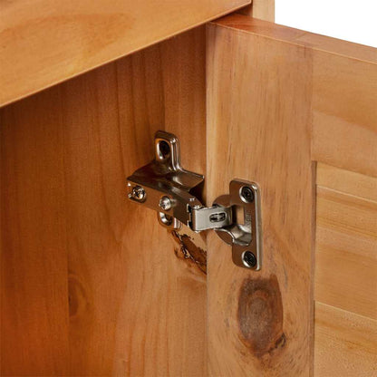 vidaXL Bathroom Furniture Set VIGO 3 pcs Honey Brown Solid Pine Wood