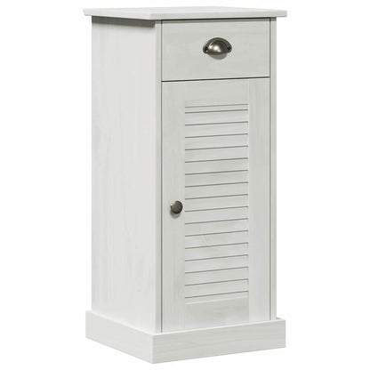 vidaXL Bathroom Furniture Set 3 pcs Antique White Solid Pine Wood