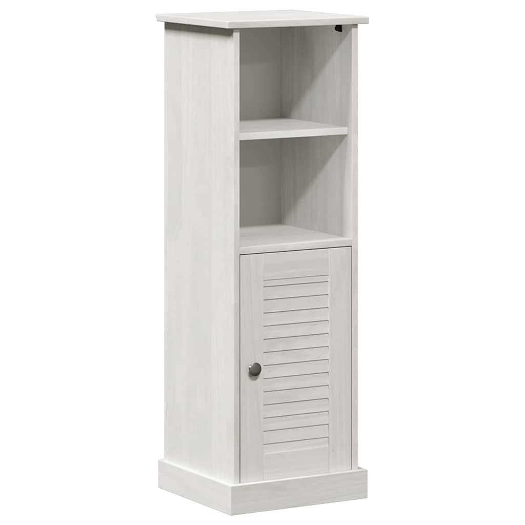 vidaXL Bathroom Furniture Set 4 pcs Antique White Solid Pine Wood
