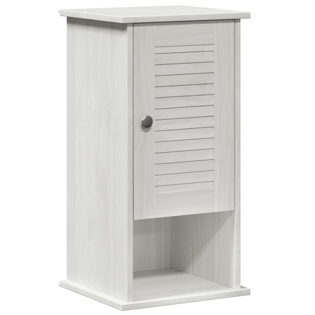 vidaXL Bathroom Furniture Set VIGO 5 pcs Antique White Solid Pine Wood