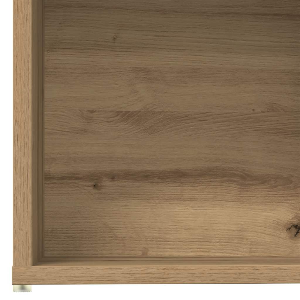vidaXL Book Cabinets 3 pcs Artisan Oak Engineered Wood