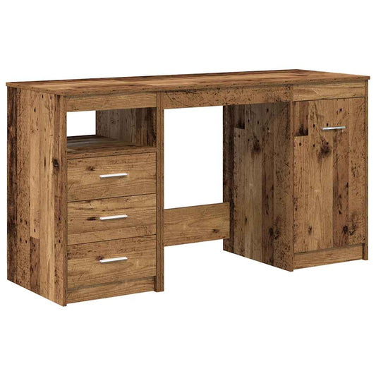 vidaXL Desk | Old wood | Engineered Wood | Standard | Storage | Desk
