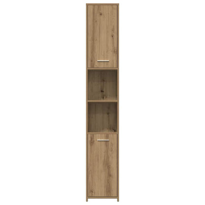 vidaXL 4 Piece Bathroom Furniture Set Artisan Oak Engineered Wood