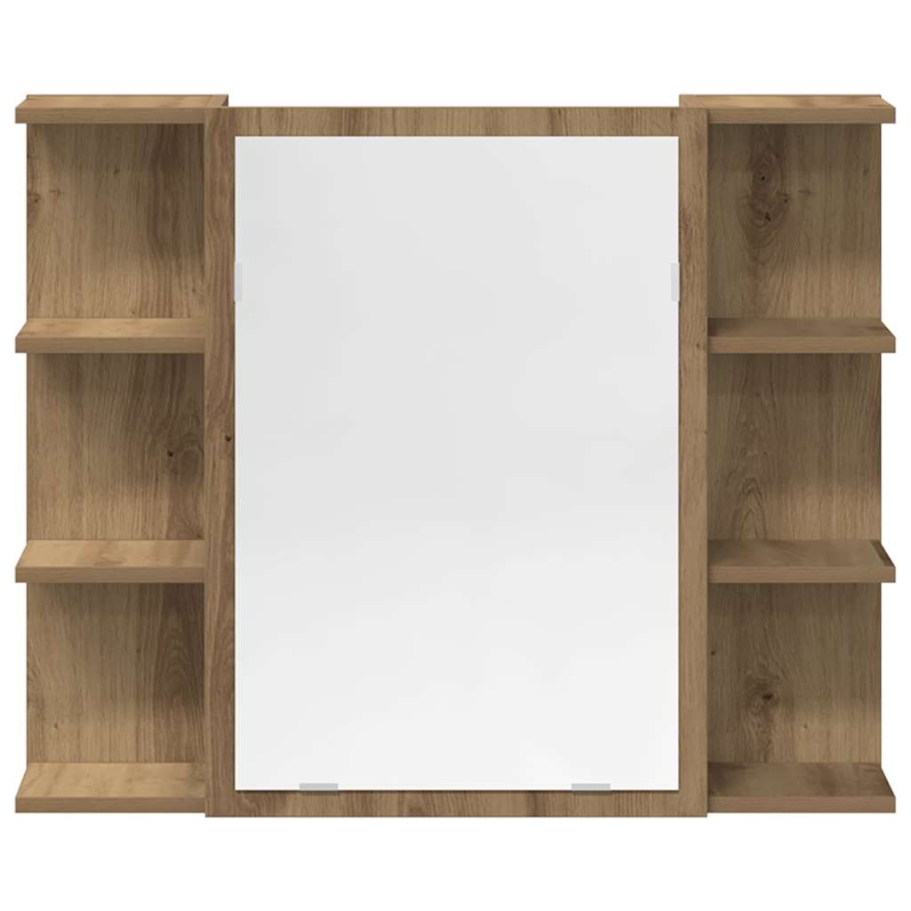 vidaXL 4 Piece Bathroom Furniture Set Artisan Oak Engineered Wood