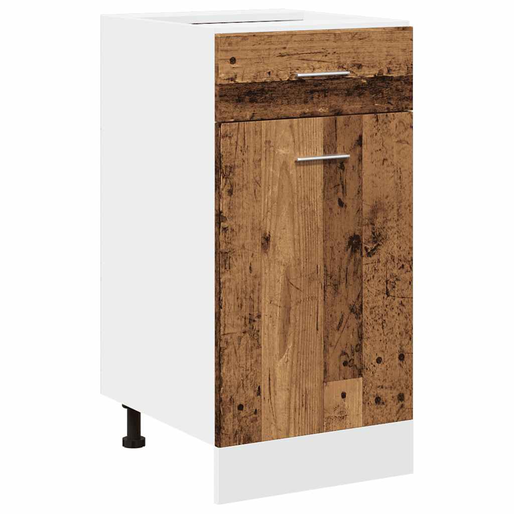 vidaXL 7 Piece Kitchen Cabinet Set Lyon Old Wood Engineered Wood