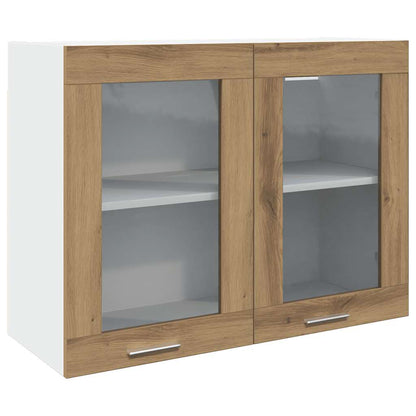 vidaXL 7 Piece Kitchen Cabinet Set Lyon" Artisan Oak Engineered Wood