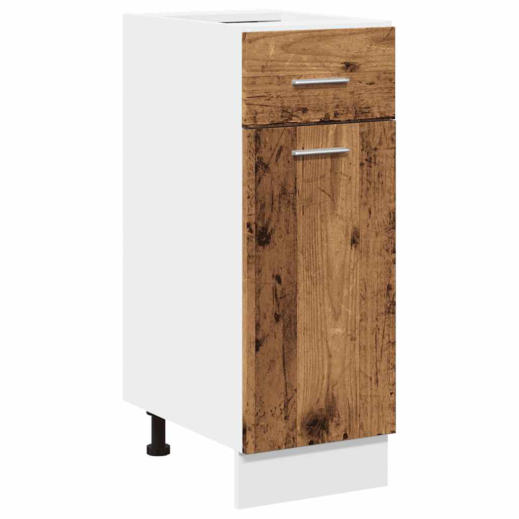 vidaXL 11 Piece Kitchen Cabinet Set Lyon Old Wood Engineered Wood