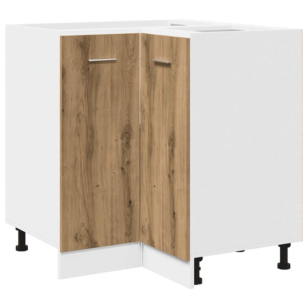 vidaXL 11 Piece Kitchen Cabinet Set Lyon Artisan Oak Engineered Wood