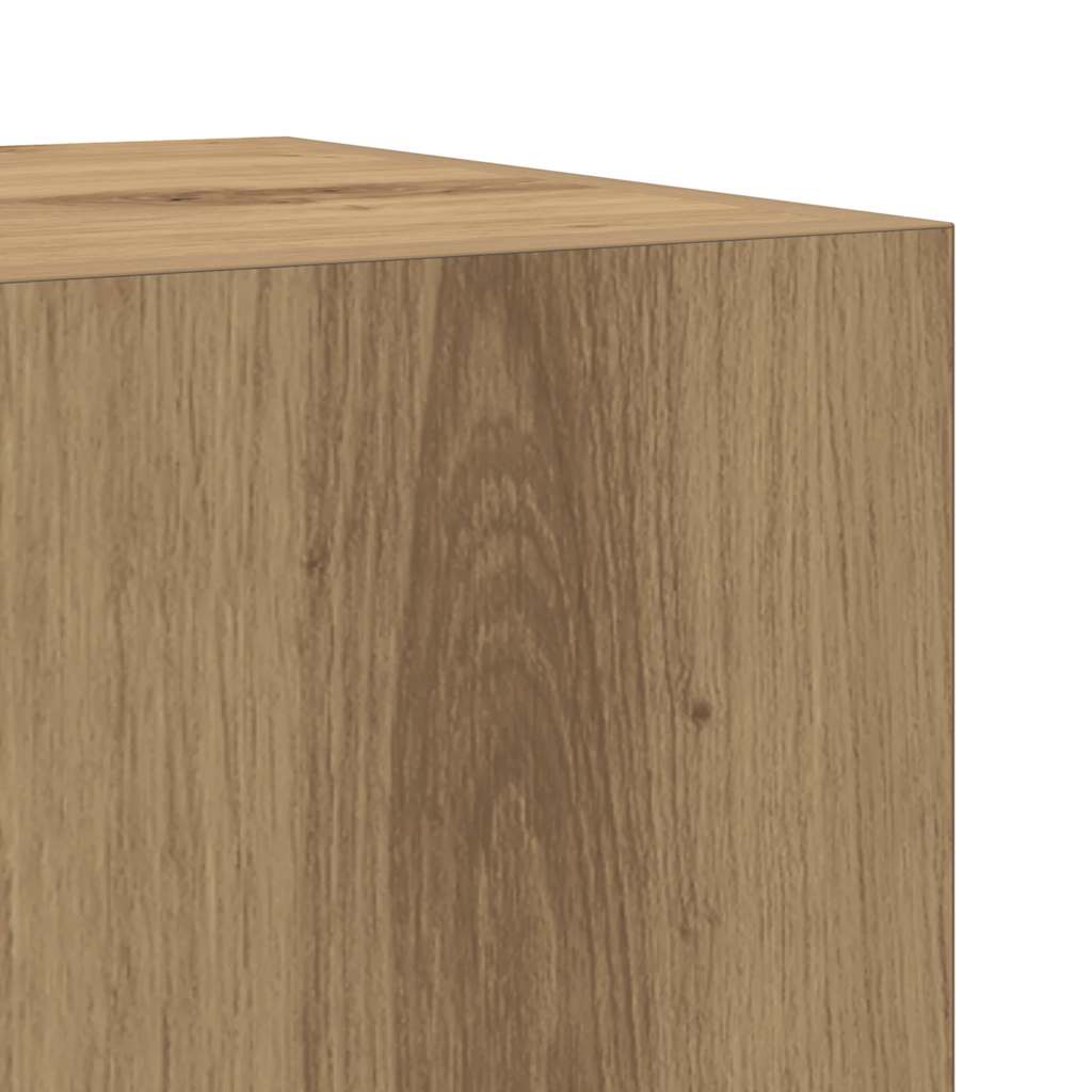 vidaXL 4 Piece Bathroom Furniture Set Artisan Oak Engineered Wood