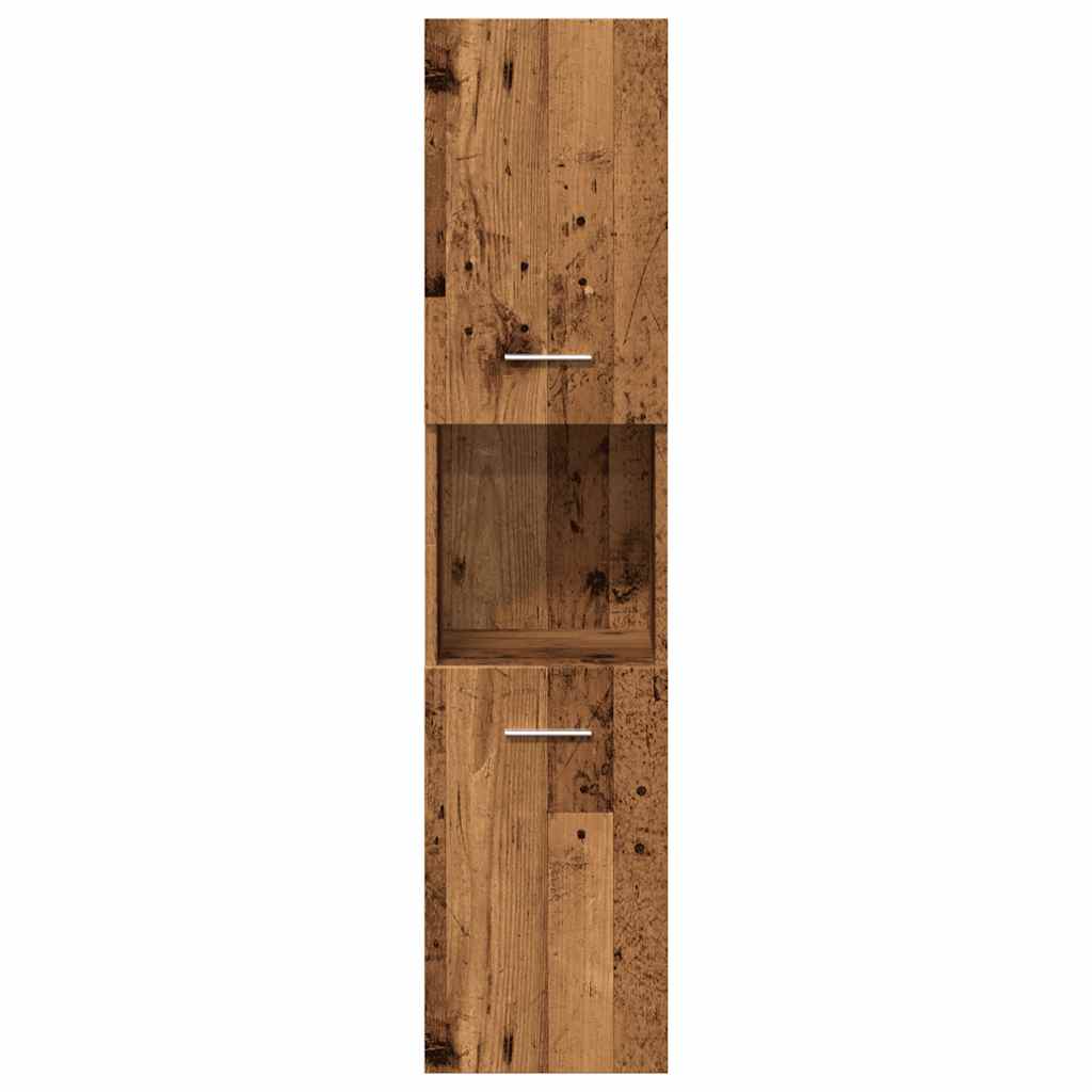vidaXL 5 Piece Bathroom Furniture Set Old Wood Engineered Wood