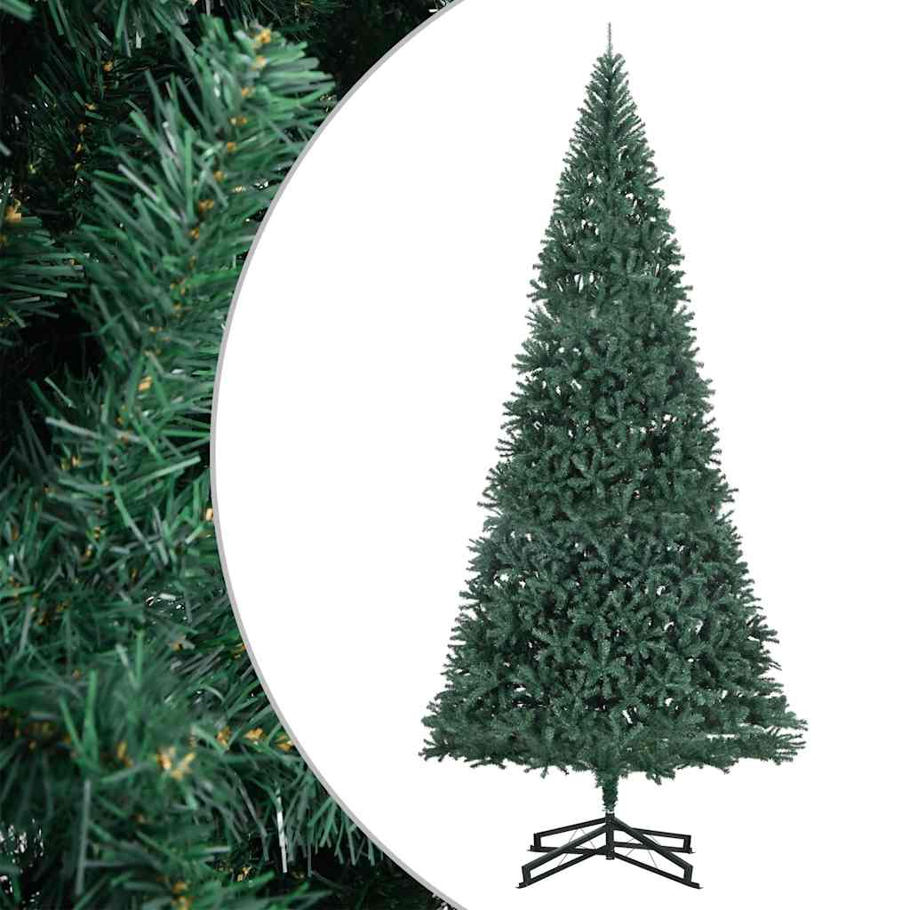 vidaXL Artificial Christmas Tree with Stand Green 500 cm PVC