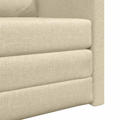 vidaXL Sofa Bed Cream 74 x 77 x 81 cm Velvet