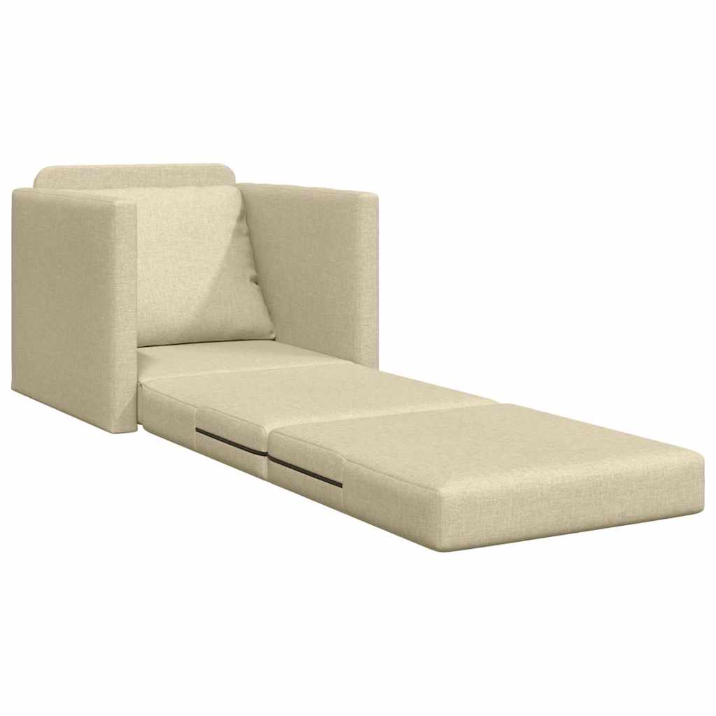 vidaXL Sofa Bed Cream 74 x 77 x 81 cm Velvet