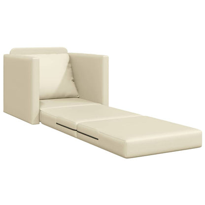 vidaXL Sofa Bed Cream 74 x 77 x 81 cm Velvet