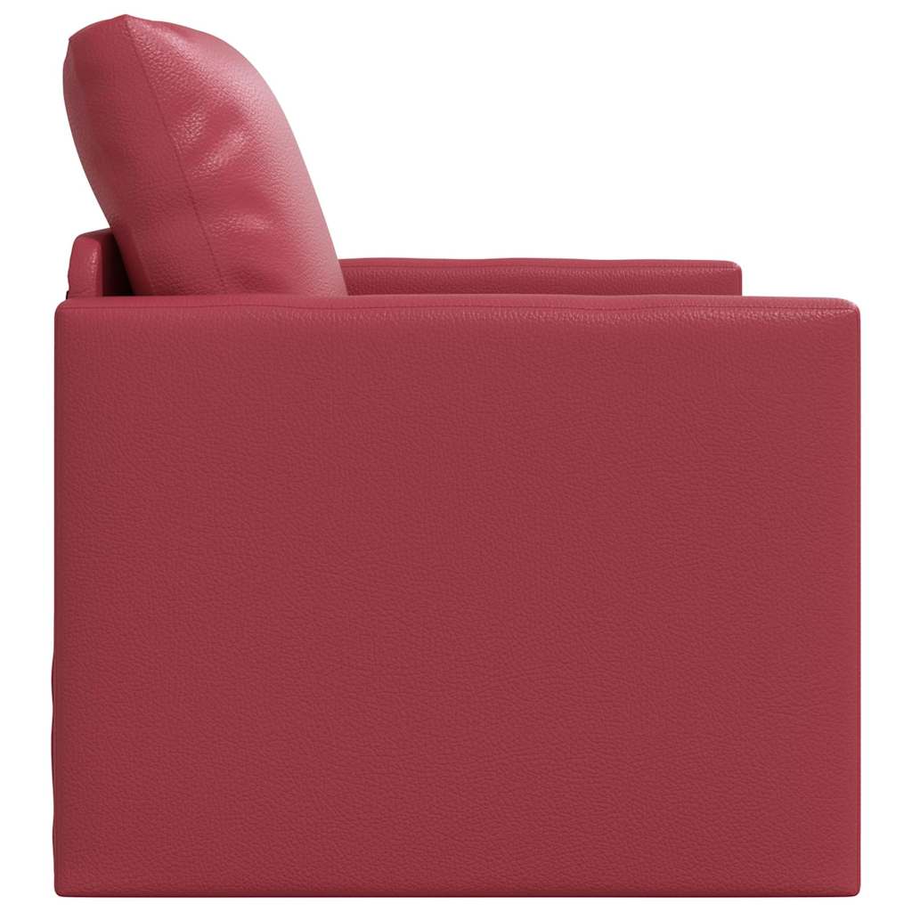 vidaXL Sofa Bed Wine Red 74 x 77 x 81 cm Velvet