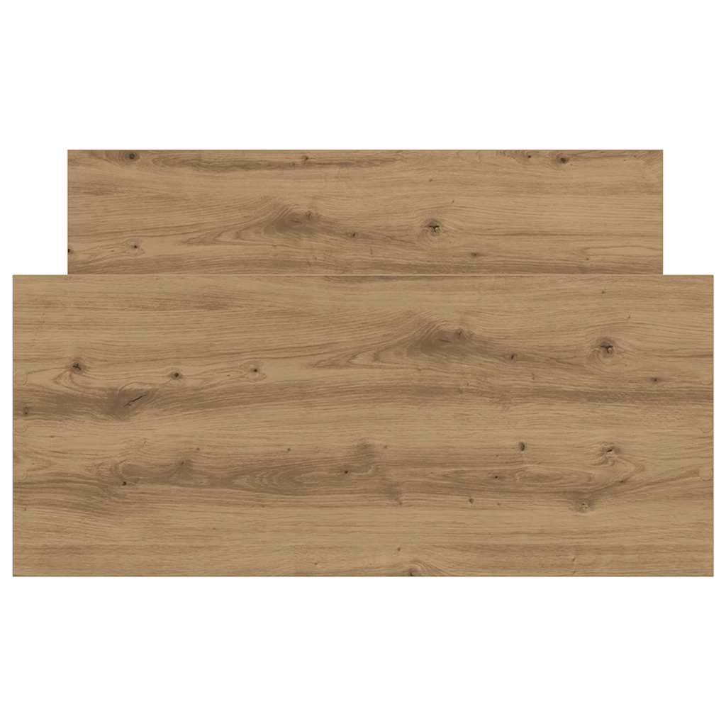 vidaXL Bed Frame without Mattress Artisan Oak 90x200 cm Engineered Wood
