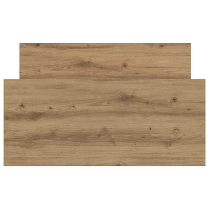 vidaXL Bed Frame without Mattress Artisan Oak 100x200 cm Engineered Wood