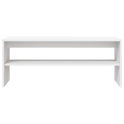vidaXL TV Cabinet White 100x40x40 cm Engineered Wood