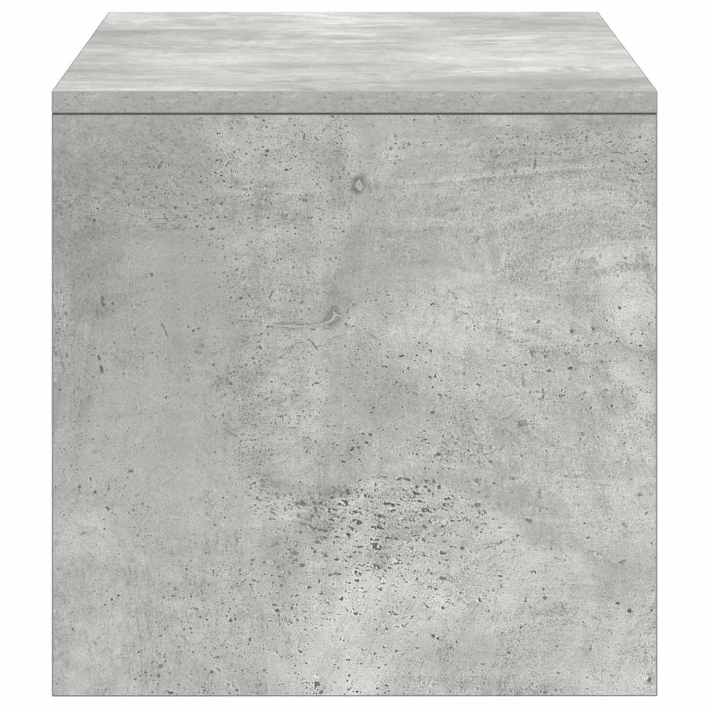 vidaXL TV Cabinet Concrete Grey 100x40x40 cm Engineered Wood