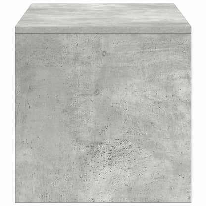 vidaXL TV Cabinet Concrete Grey 100x40x40 cm Engineered Wood