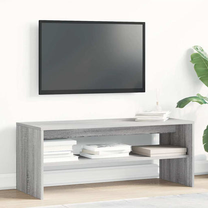 vidaXL TV Cabinet Grey Sonoma 100x40x40 cm Engineered Wood