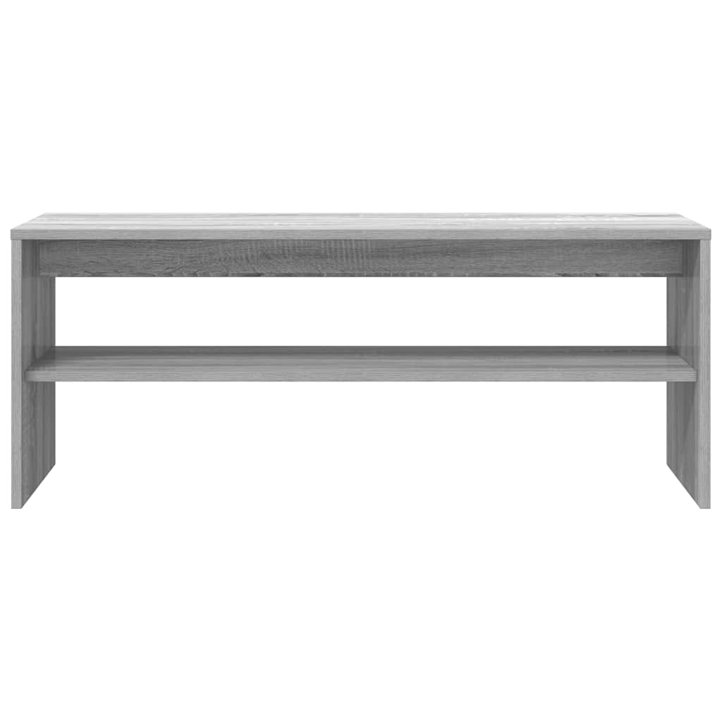 vidaXL TV Cabinet Grey Sonoma 100x40x40 cm Engineered Wood
