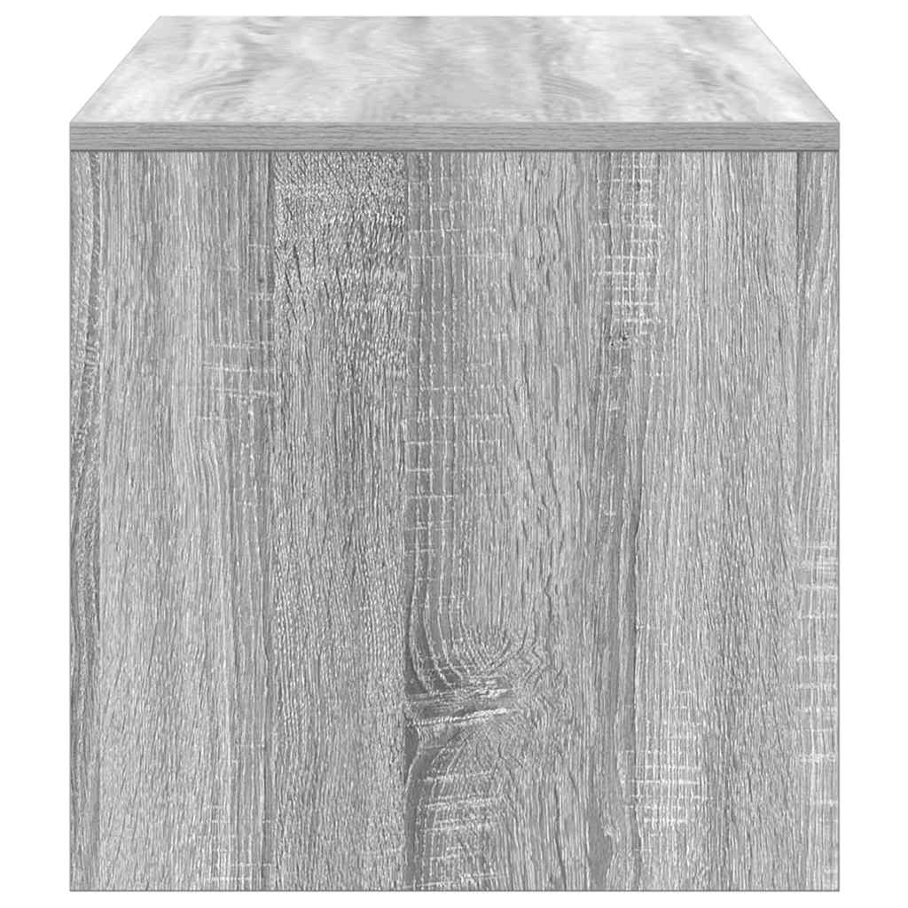 vidaXL TV Cabinet Grey Sonoma 100x40x40 cm Engineered Wood