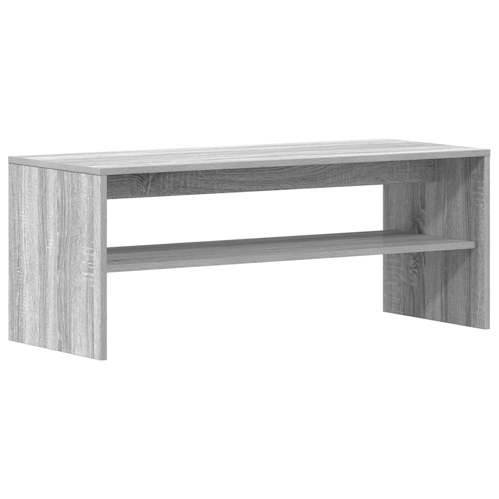 vidaXL TV Cabinet Grey Sonoma 100x40x40 cm Engineered Wood