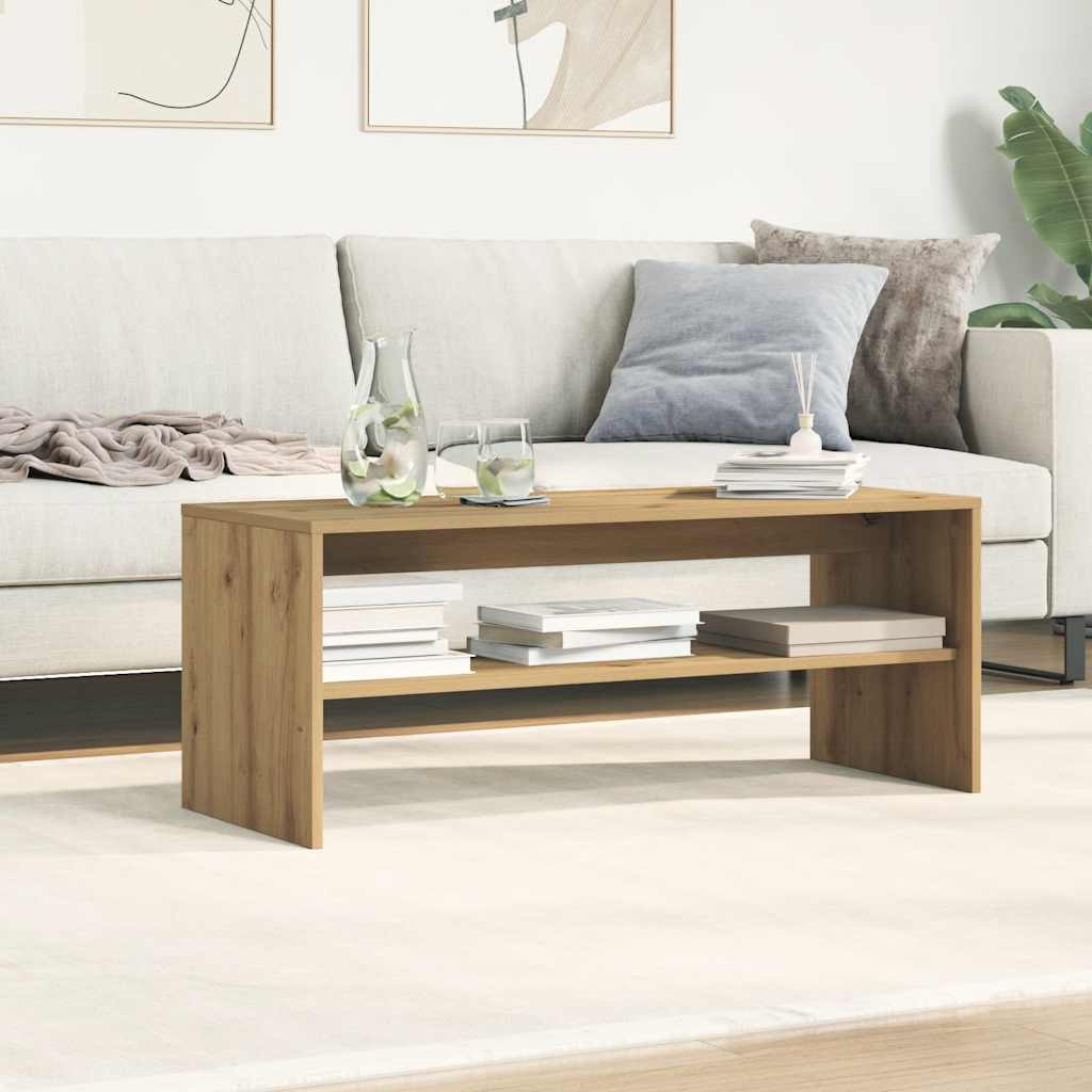 vidaXL TV Cabinet Artisan Oak 100x40x40 cm Engineered Wood