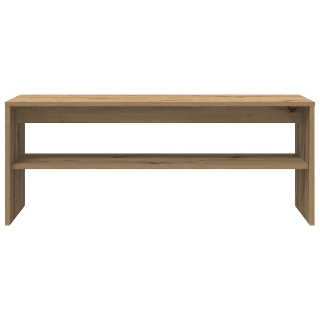 vidaXL TV Cabinet Artisan Oak 100x40x40 cm Engineered Wood