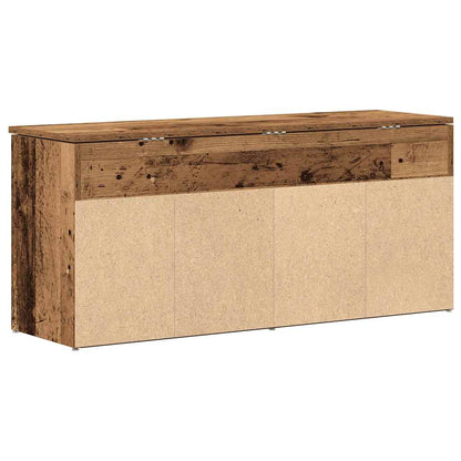 vidaXL Shoe Bench Old Wood 102x30.5x45 cm Engineered Wood